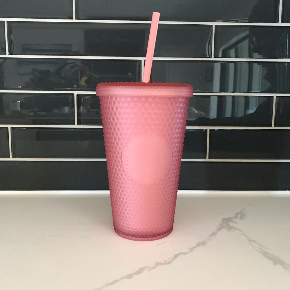 BNWT STARBUCKS 2022 Grande Studded Pink Lemonade Cold Cup Tumbler